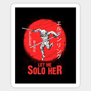 Let me solo her Sticker